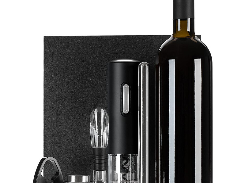 Винный набор Wine Diesel, черный
