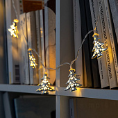 Светодиодная гирлянда Silver Lights, серебристая