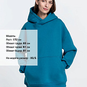 Худи Kulonga Oversize, бирюзовое