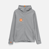 Шильдик металлический Alfa Oval, оранжевый неон