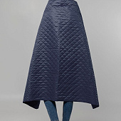 Плед-пончо для пикника SnapCoat, синий