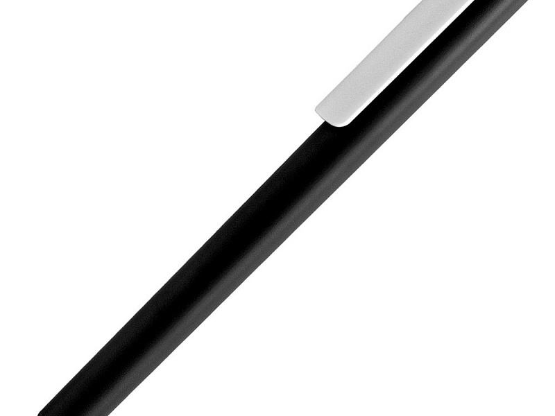 Ручка шариковая Pigra P03 Mat, черная с белым