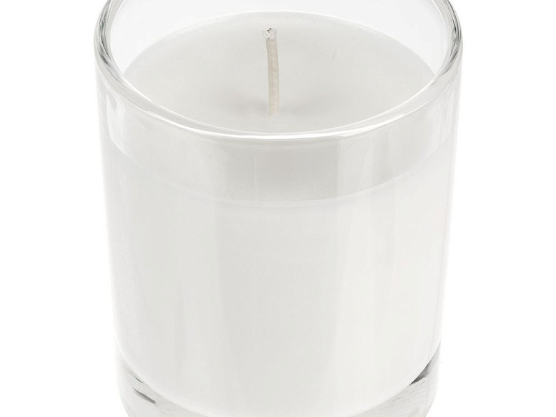 Ароматическая свеча Savor Flavor в прозрачном стакане, кедр и яблочный пирог