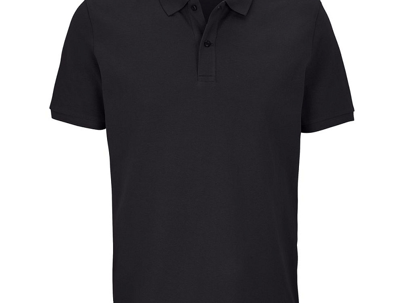 Рубашка поло унисекс Pegase, темно-серая (графит)