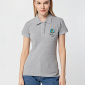 Рубашка поло женская Virma Premium Lady, серый меланж