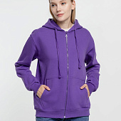 Толстовка на молнии с капюшоном Siverga Heavy 2.0, фиолетовая