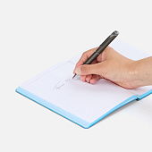 Ручка шариковая Glide, серо-коричневая