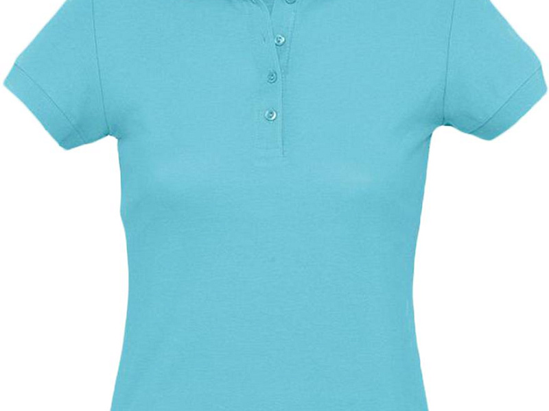 Рубашка поло женская Passion 170, бирюзовая