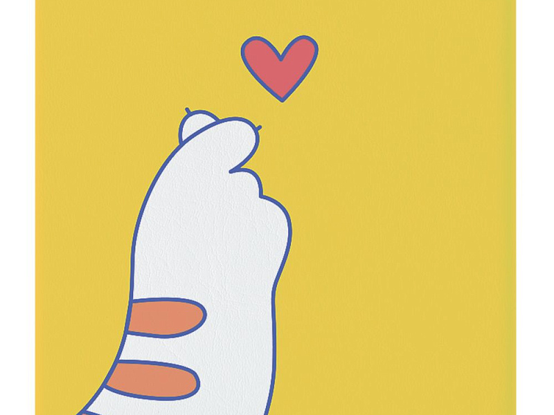 Зеркало Lovepaw, квадратное