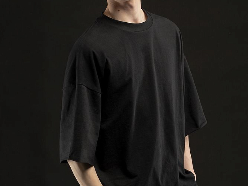 Футболка унисекс оверсайз T1, черная