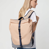 Рюкзак coolStuff Plus, бежевый с темно-синим