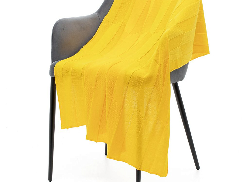 Плед Rombus, желтый