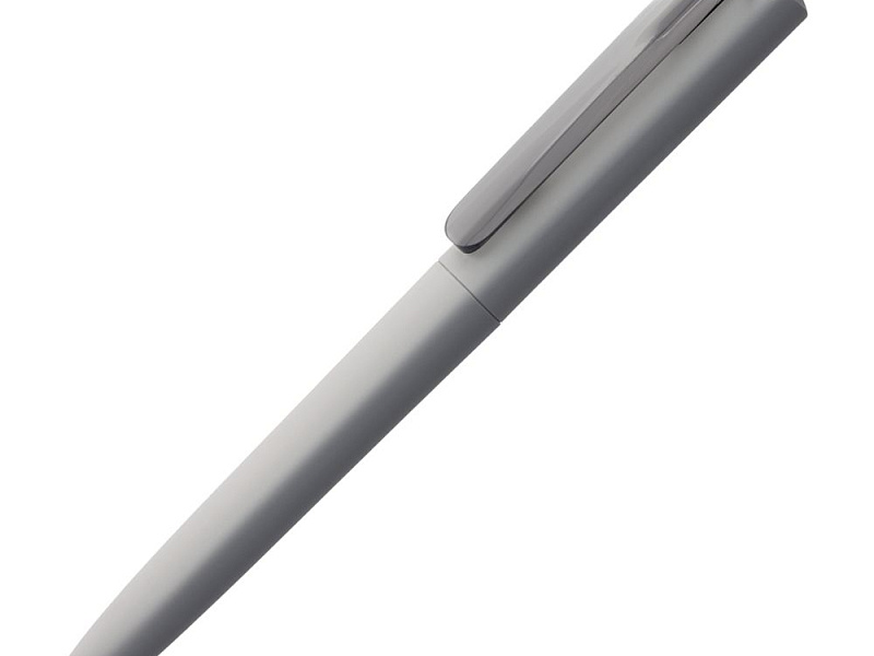 Ручка шариковая Prodir DS8 PRR-T Soft Touch, серая