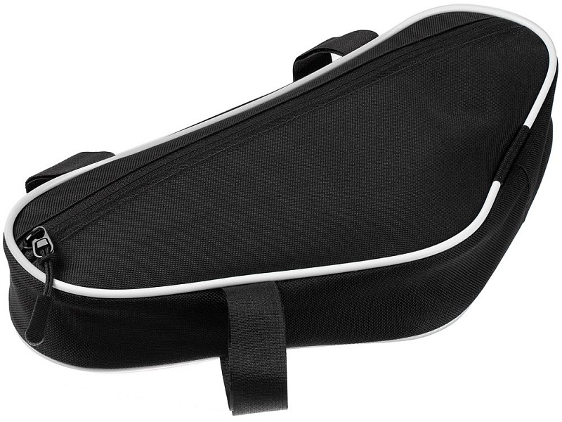 Велосумка на раму BikeLine, черная с белым