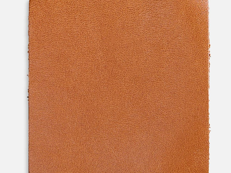 Лейбл кожаный Pasek, L, горчичный