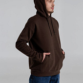 Толстовка с капюшоном Slam 320, темно-коричневая (шоколад)