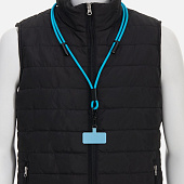 Кабель-ланьярд energyFlex Power Delivery 60 Вт, голубой