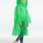 Дождевик-плащ детский BrightWay Kids, зеленый