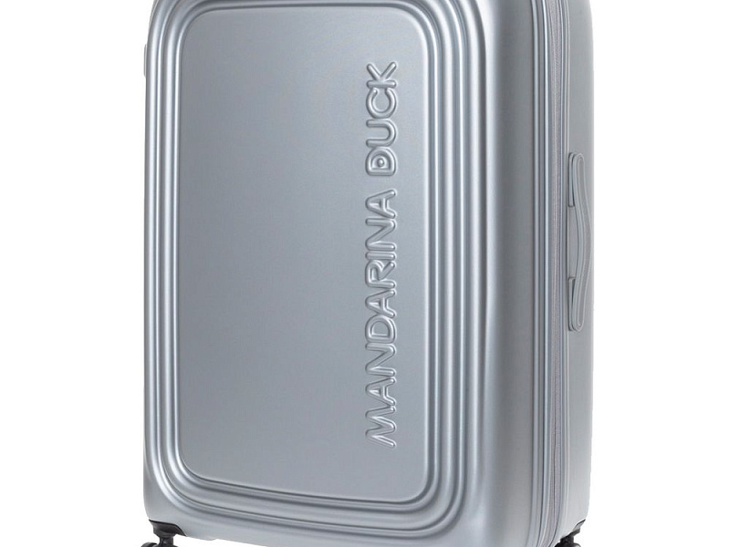 Чемодан Logoduck XL, серебристый