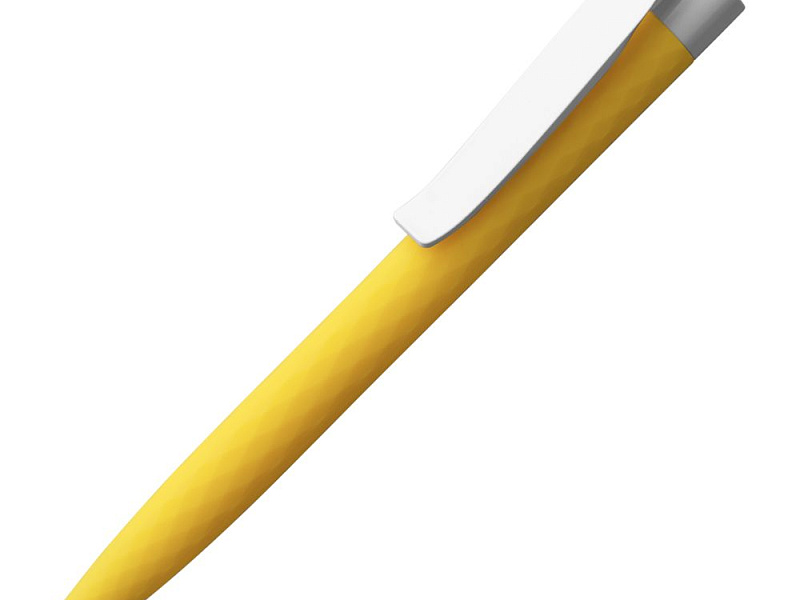Ручка шариковая Prodir QS01 PMP-P, желтая с белым