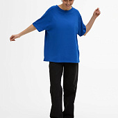 Футболка унисекс оверсайз T2, синяя