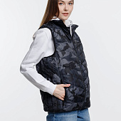 Жилет с подогревом Thermalli Valmorel, серый камуфляж