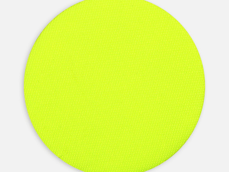 Наклейка тканевая Lunga Round, M, желтый неон