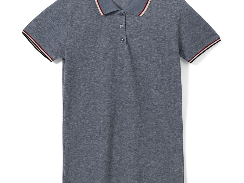 Рубашка поло женская Paname Women, голубой меланж