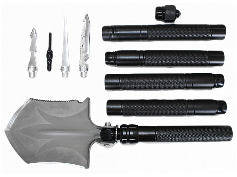 Многофункциональная лопата HK002, черная