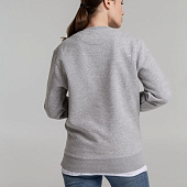 Свитшот унисекс King, серый меланж