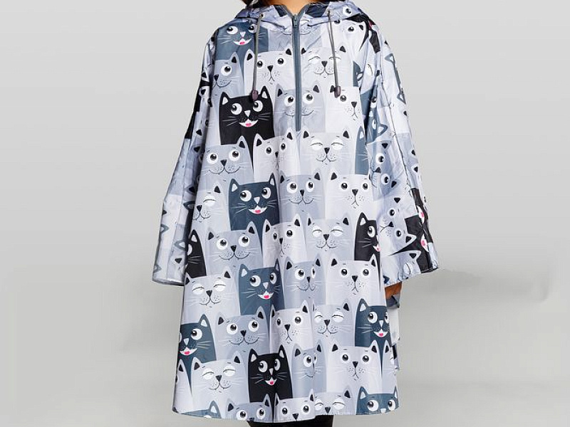 Дождевик-пончо детский AquaStop Kids на заказ