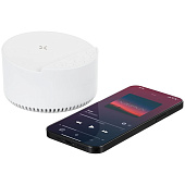 Bluetooth-колонка с беспроводной зарядкой relaxTime, белая