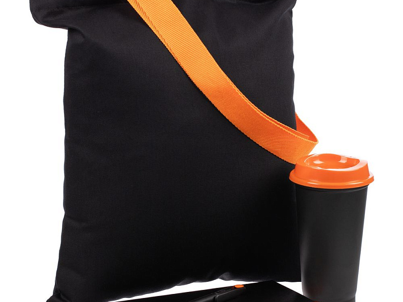 Набор Velours Bag, черный с оранжевым