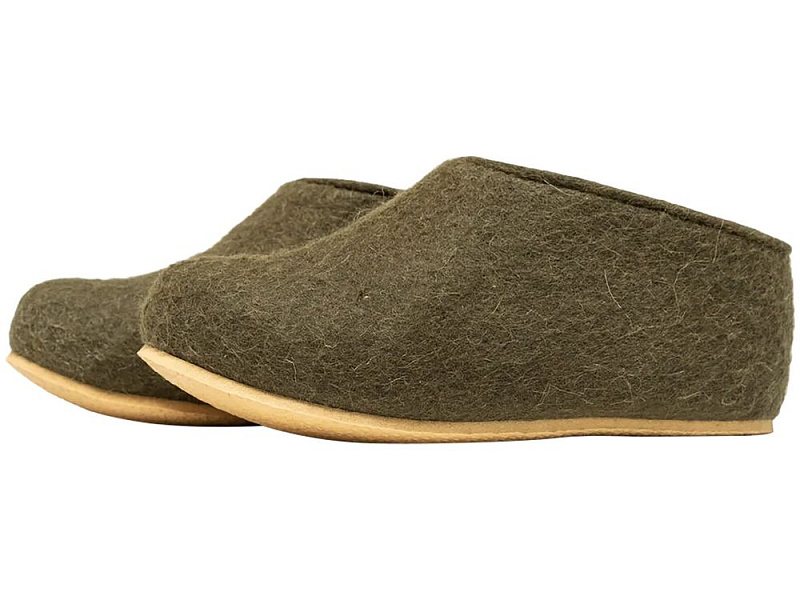 Домашние валенки Cant, зеленые (олива)