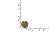 Шильдик металлический Alfa Sirkel, бронзовый