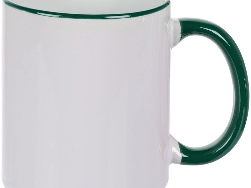 Кружка Rimo для сублимационной печати, темно-зеленая