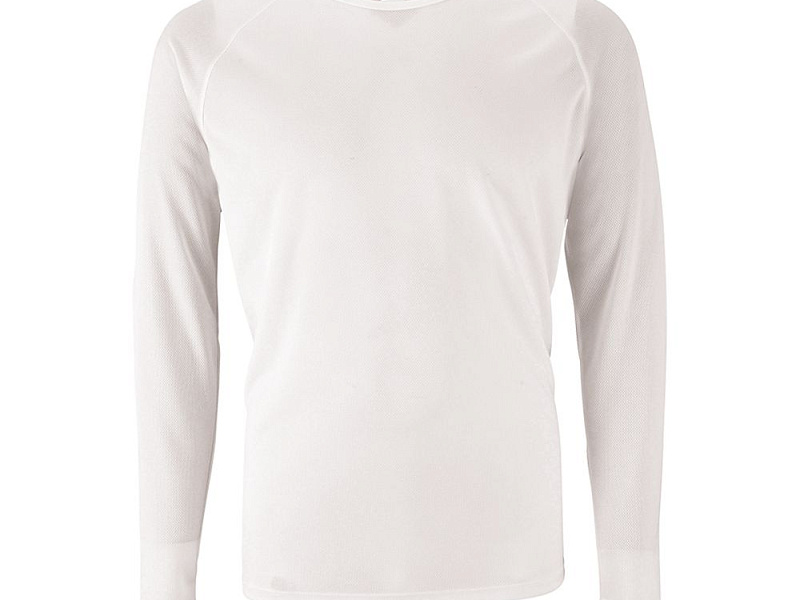 Футболка с длинным рукавом Sporty LSL Men, белая