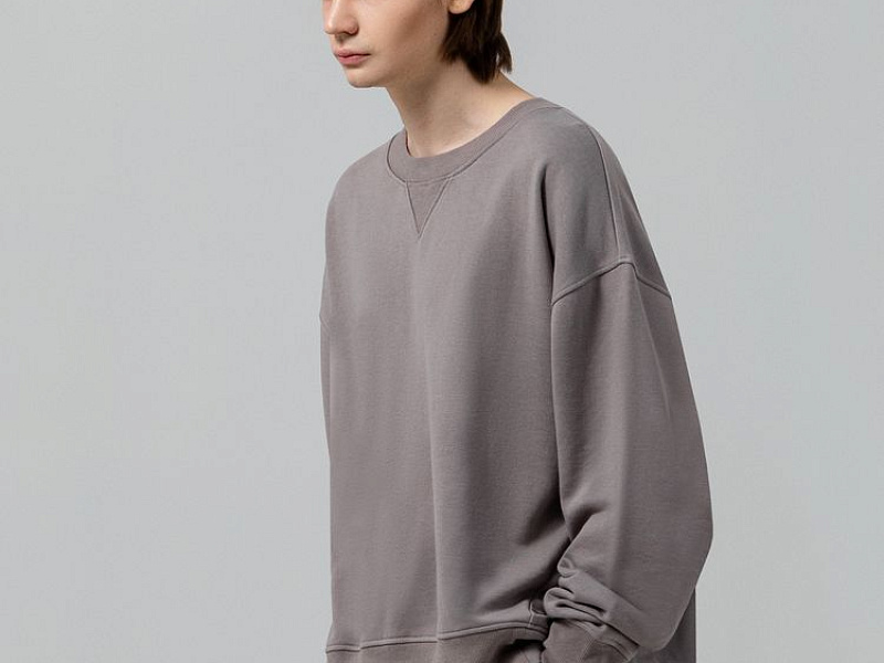 Свитшот унисекс Kosmos 1.0, серый