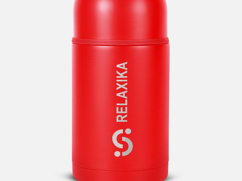 Термос для еды Relaxika 1000, красный