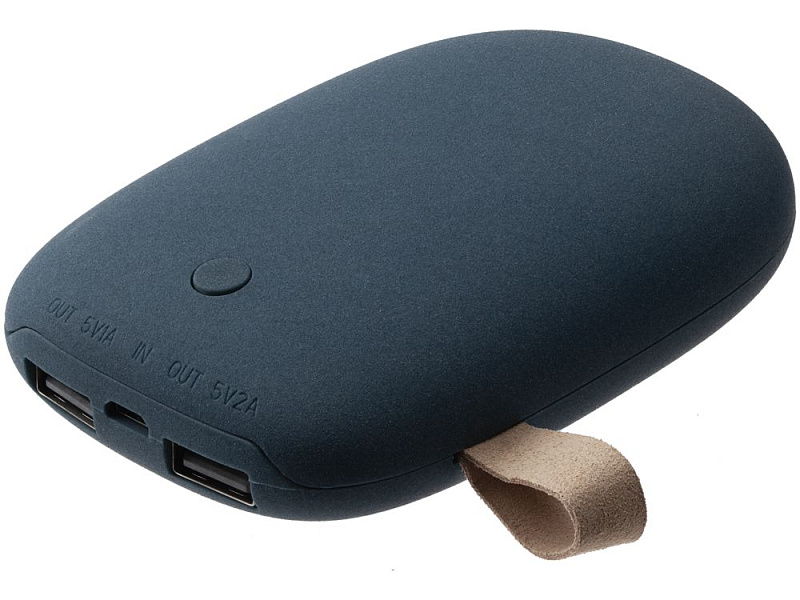 Внешний аккумулятор Pebble 7800 мАч, серо-синий