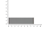 Лейбл из ПВХ Dzeta, S, серый