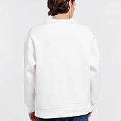 Свитшот оверсайз унисекс True Self, молочно-белый