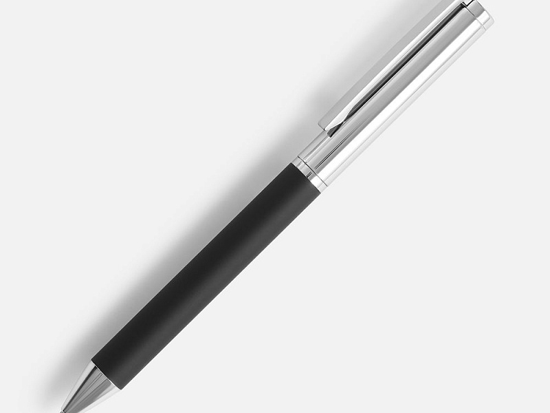 Ручка шариковая Eyeshot Soft Touch, черная