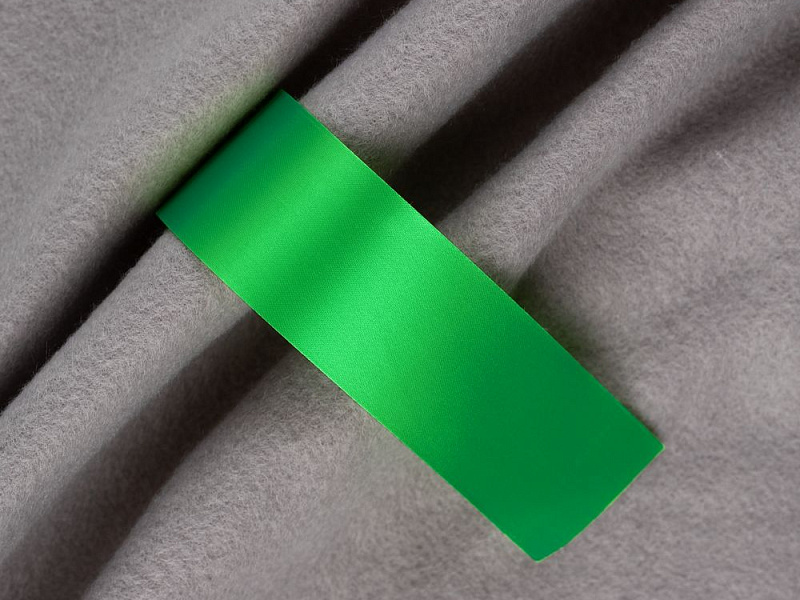 Лента сатиновая Satin 35 М, зеленая, 100 см