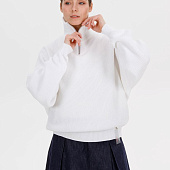 Джемпер Siluetti Birne, молочно-белый