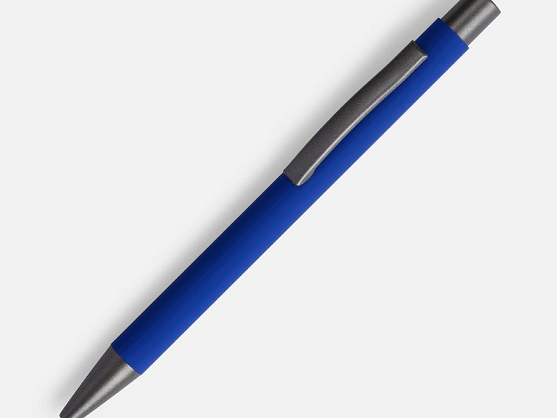 Ручка шариковая Atento Soft Touch, ярко-синяя