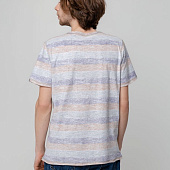 Футболка мужская Rayet двусторонняя, оранжевая с фиолетовым