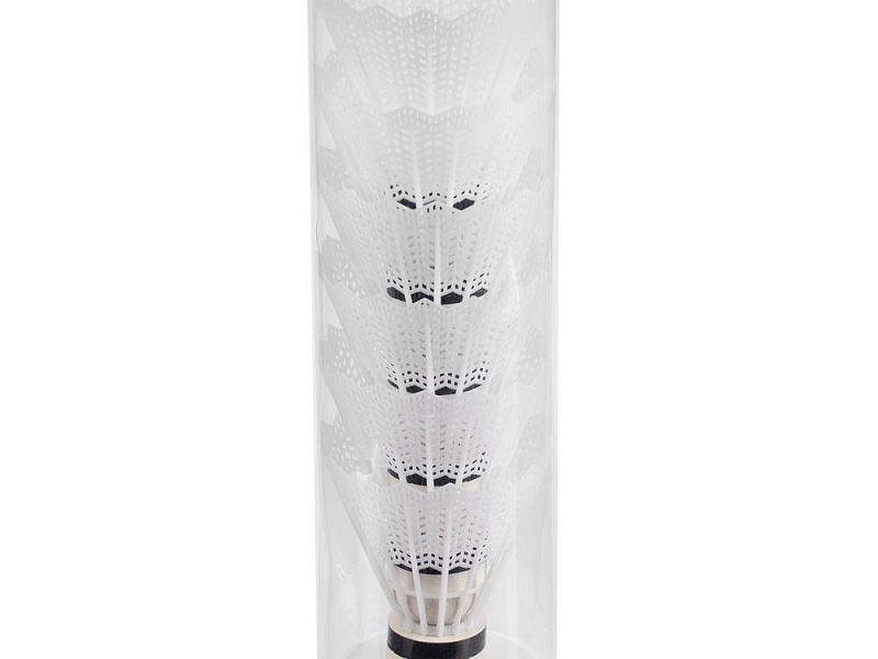 Набор из 6 воланов для бадминтона Volante, белый