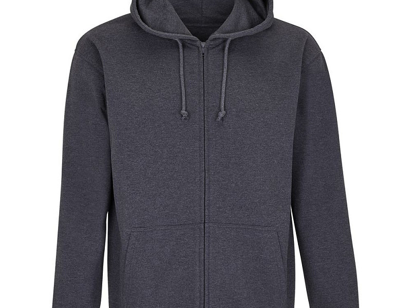 Толстовка унисекс Carter, черный меланж