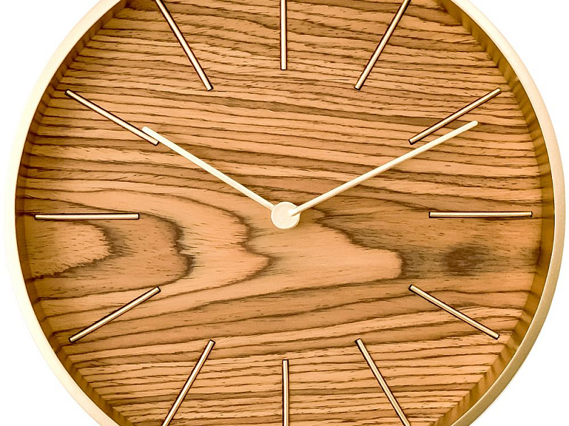Часы настенные Oscar, дуб
